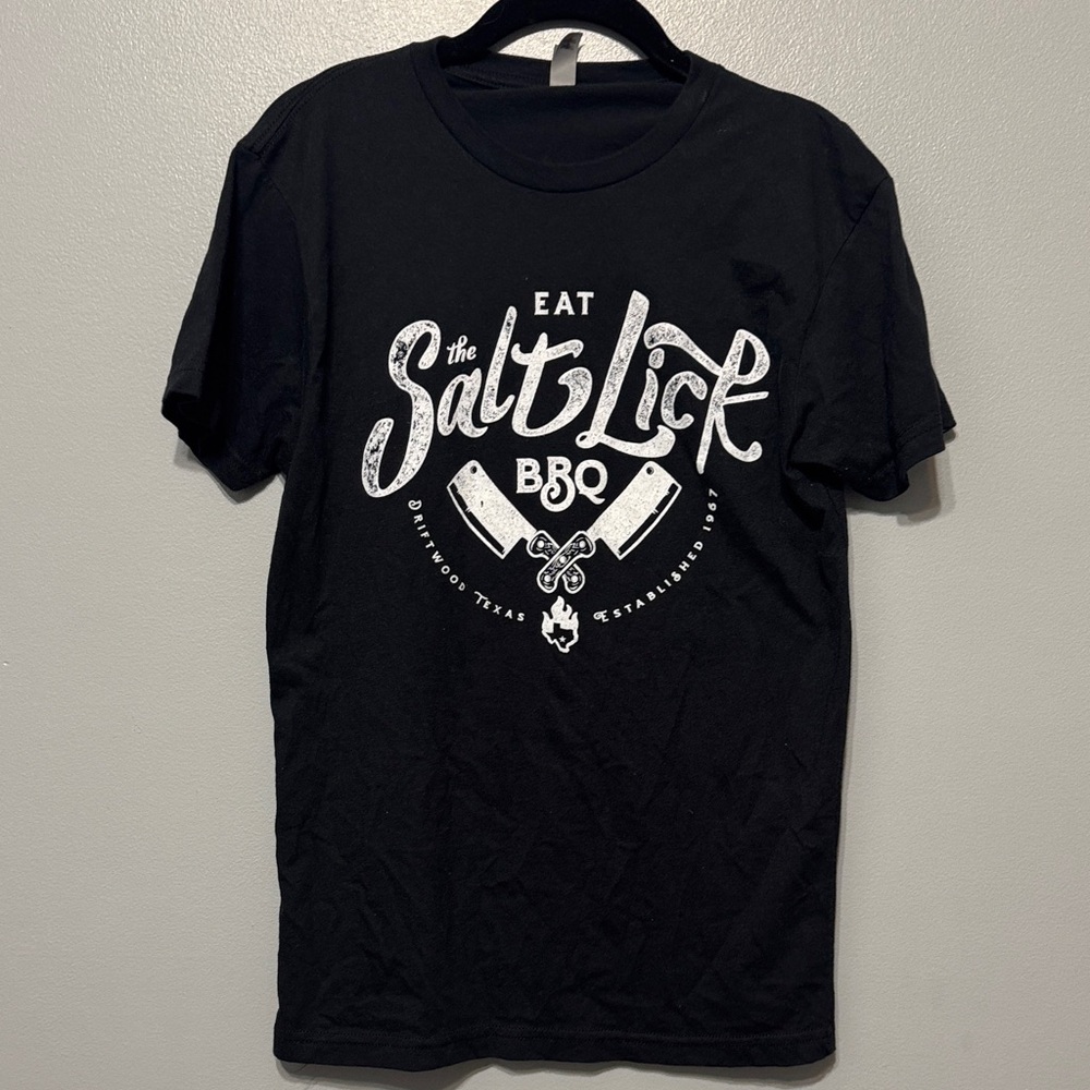 Next Level Apparel Black Salt Lick BBQ Tee